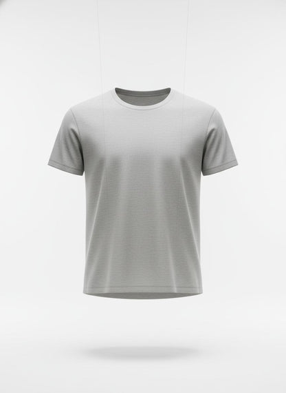 Gray Crew Neck T-Shirt for Men