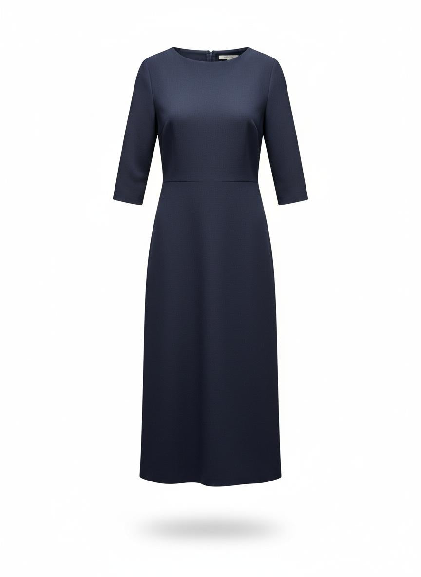 Midnight Column Midi Dress for Women