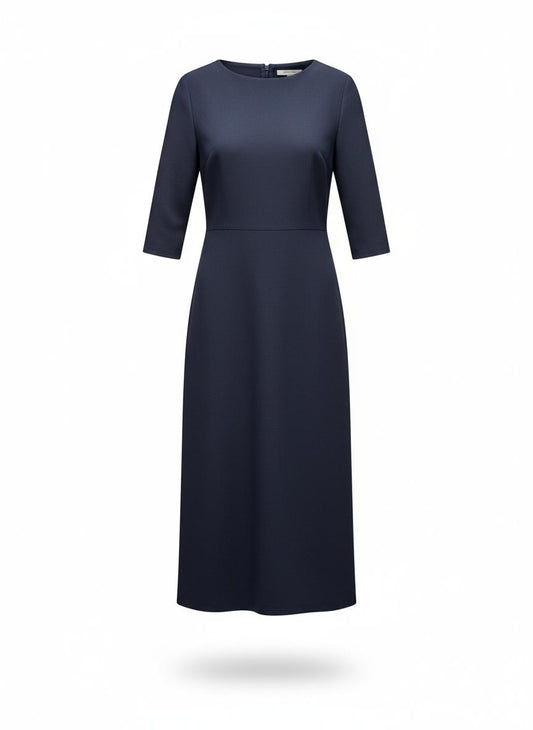 Midnight Column Midi Dress for Women