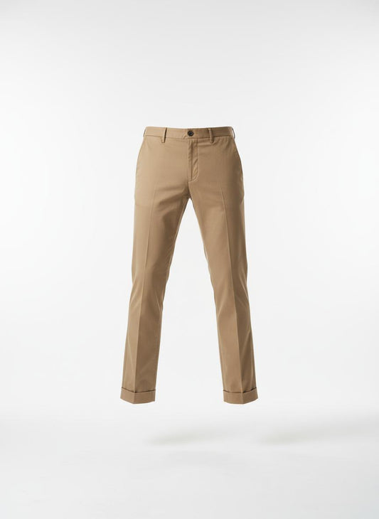 Tan Straight Leg Pants for Men